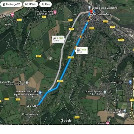 Maison Familiale Terrasse Jacuzzi Parking Sur Place Pres D'honfleur Vakantiehuis Équemauville