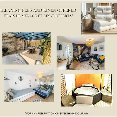 Maison Familiale Terrasse Jacuzzi Parking Sur Place Pres D'honfleur